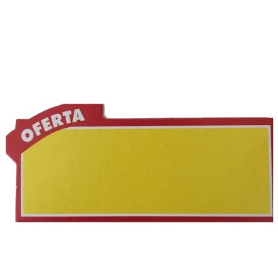 Cartaz Preco Etiqueta 10,5 X 4,7cm - Oferta C/50 Un. Mod.62