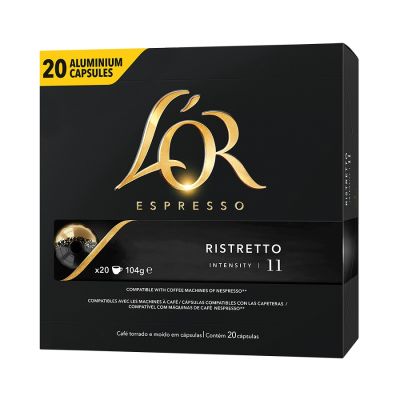 Capsula Cafe Espresso L'or Ristretto 11 104g C/20 Unidades