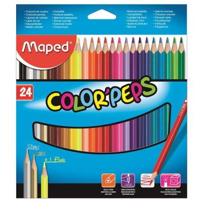 Lapis De Cor 24 Cores Color Peps Maped