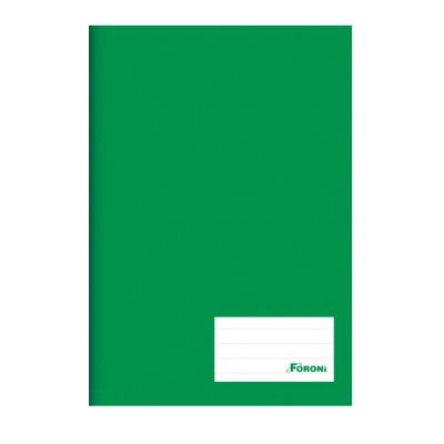 Caderno Linguagem Brochurao Capa Dura 96fls Verde Foroni