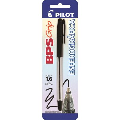 Caneta Esferografica Bps Grip 1.6mm Preta Bls C/1 Pilot
