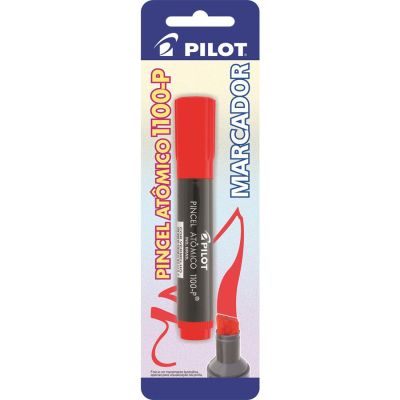 Caneta Pincel Atomico Vermelha Bls C/1 Pilot 1100