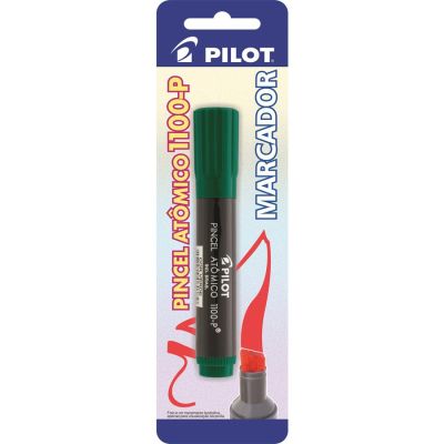 Caneta Pincel Atomico Verde Bls C/1 Pilot 1100