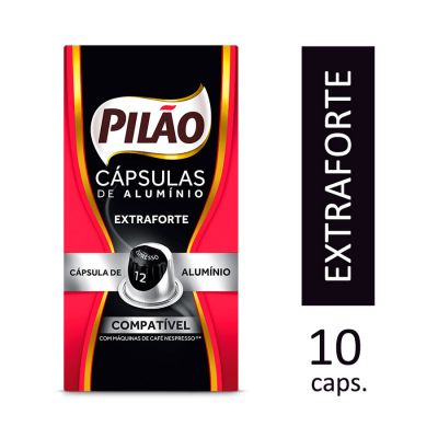 Capsula Cafe Pilao Extraforte 12 52g C/10 Unidades