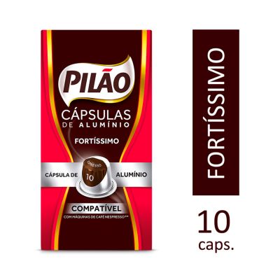 Capsula Cafe Pilao Fortissimo 10 52g C/10 Unidades