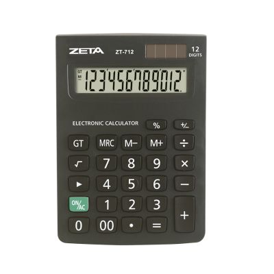 Calculadora Mesa 12 Digitos Zt 712 Zeta
