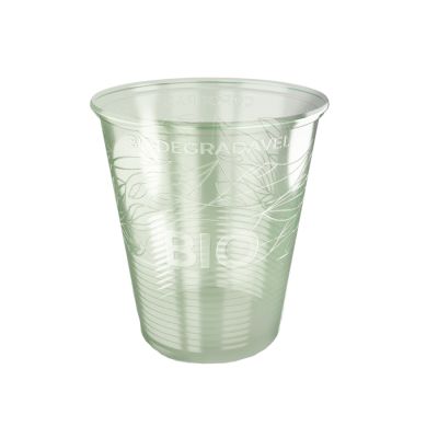 Copo Plastico Descartavel 180ml Biodegradavel C/100 Transparente Copobras (pp)
