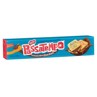 Biscoito Passatempo Recheado Chocolate 130g Nestle