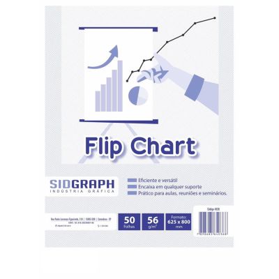 Flip Chart C/picote C/50fl 63x80cm 56g Sidgraph