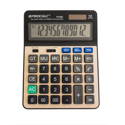 Calculadora Mesa 12 Digitos Pc289 Procalc