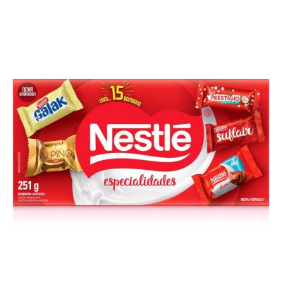 Bombom Chocolate Especialidades 251g Nestle