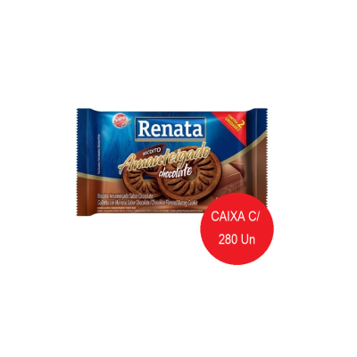 Biscoito Amanteigado Chocolate Sache 280x2un Renata