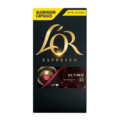 Capsula Cafe Espresso L'or Ultimo 13 52g C/10 Unidades