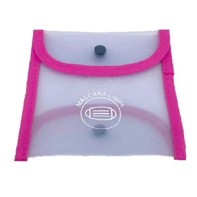 Porta Mascara Limpa E Suja Pink Ac Bag