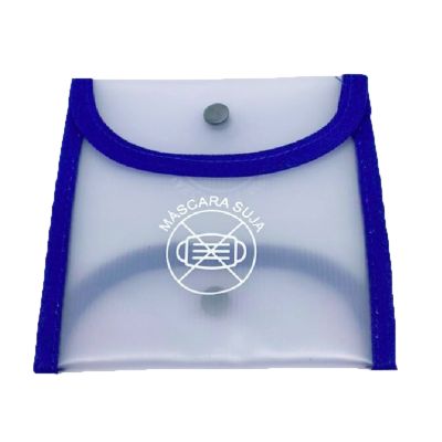 Porta Mascara Limpa E Suja Azul Ac Bag