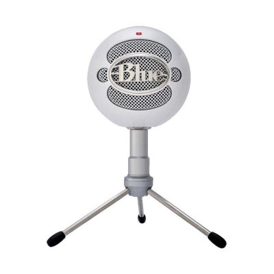 Microfone Condensador Usb Blue Snowball Ice Branco 988-000070