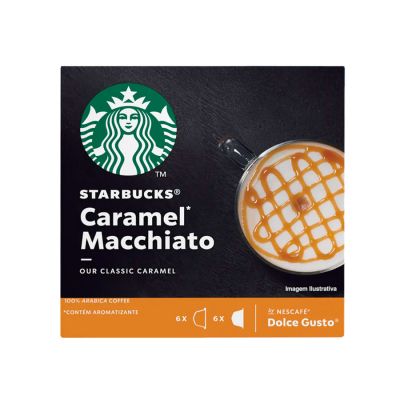 Capsula Cafe Caramel Macchiato Starbucks P/ Dolce Gusto C/12 Unidades