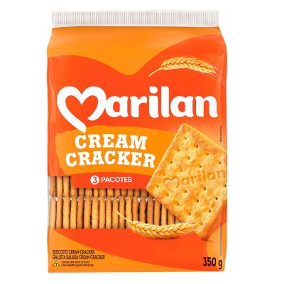 Biscoito Cream Cracker 350g Marilan