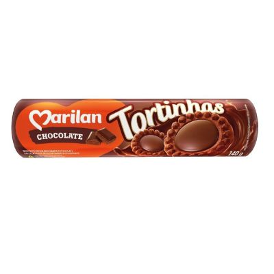 Biscoito Tortinhas Chocolate 140g Marilan