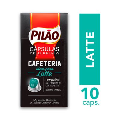Capsula Cafe Pilao Cafeteria Espresso 5 52g C/10 Unidades