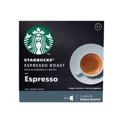 Capsula Cafe Espresso Roast Starbucks P/ Dolce Gusto C/12 Unidades
