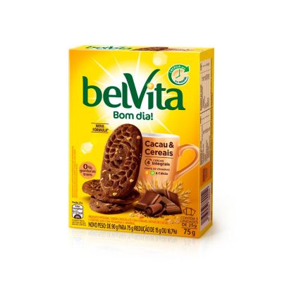 Biscoito Integral Belvita Cacau E Cereais 75g