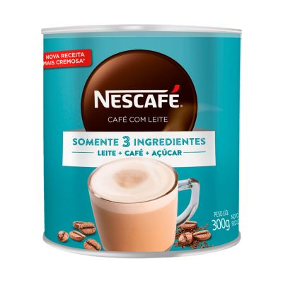 Cafe C/ Leite Nescafe Lata 300g