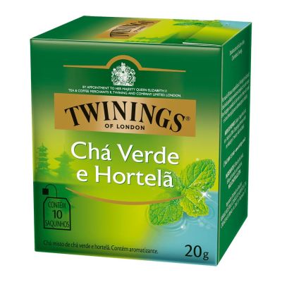 Cha Verde Hortela Twinings 20g