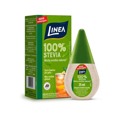 Adocante Liquido Stevia 25ml Linea