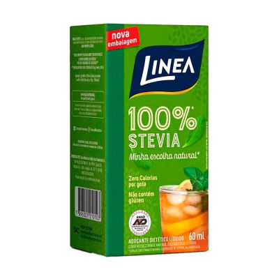 Adocante Liquido Stevia 60ml Linea