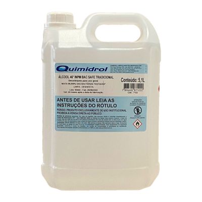 Alcool Liquido 46% 5,1l Quimidrol