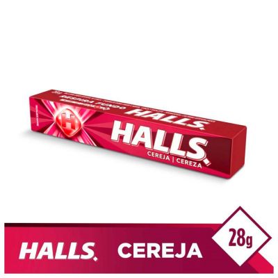Bala Halls Cereja 28g