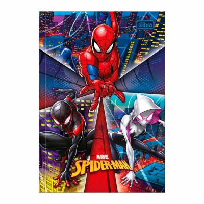 Caderno Linguagem Brochura Capa Dura 1/4 80fls Spider Man Tilibra