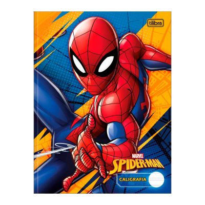 Caderno Caligrafia Brochura Capa Dura 40fls Spider Man Tilibra