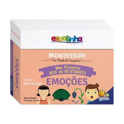 Livro Escolinha Montessori Meu Primeiro Box De Atividades: Emocoes Todolivro