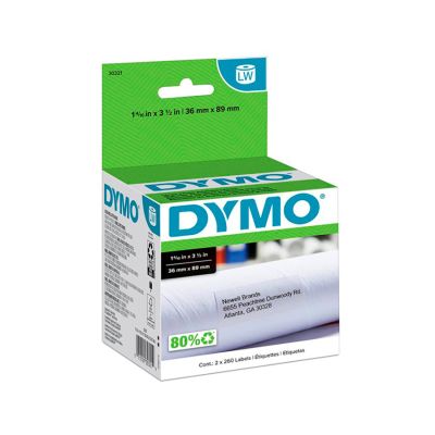 Etiqueta Papel Dymo 3,6m X 8,9cm Rolo C/2 Un 30321