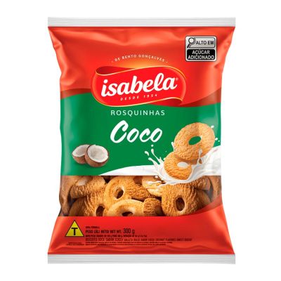 Biscoito Rosquinha Coco 300g Isabela