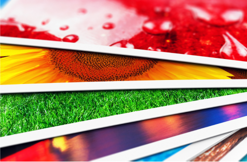 Impress&otilde;es com pap&eacute;is fotogr&aacute;ficos